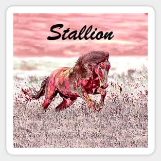 Stallion Sticker